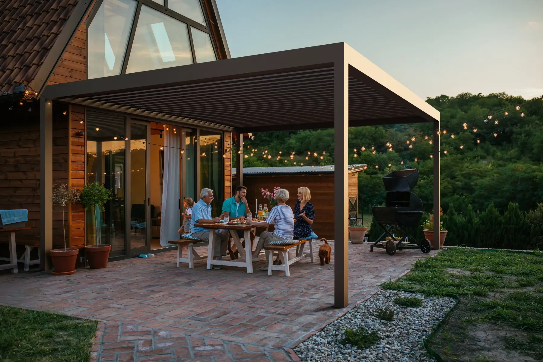 How to make the most of indoor-outdoor living this spring and summer with an aluminium pergola